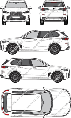 BMW X5 M-Sportpaket, M-Sportpaket, Station wagon, 5 Doors (2023)