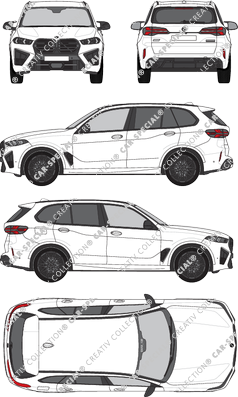 BMW X5 M Competition, M Competition, combi, 5 Doors (2023)