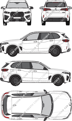 BMW X5 M Competition, M Competition, station wagon, 5 Doors (2023)