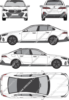 BMW i5 M-Sportpaket, Limousine, 4 Doors (2023)