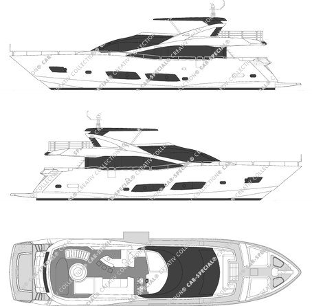 Sunseeker Motoryacht, ab 2011 (Boat_011)
