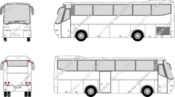 VDL Bova Futura FHD 10-340 middeldeur, FHD 10-340, middeldeur, bus