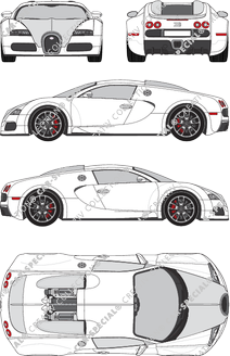 Bugatti Veyron Coupé, 2005–2015 (Buga_001)