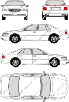 Cadillac Seville STS 6KY69, SLS 8KS69, STS 6KY69, SLS 8KS69, Limousine, 4 Doors (1997)