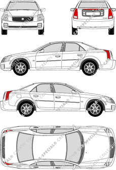 Cadillac CTS, berlina, 4 Doors (2002)