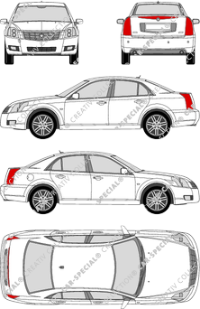Cadillac BLS, Limousine, 4 Doors (2006)