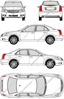 Cadillac BLS Limousine, 2006–2010 (Cadi_005)