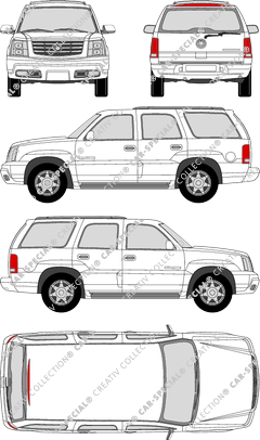 Cadillac Escalade, personenvervoer, 5 Doors (2006)