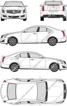 Cadillac ATS, sedan, 4 Doors (2013)