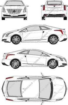 Cadillac ELR Coupé, 2015–2016 (Cadi_008)