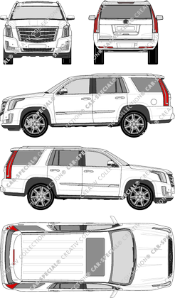 Cadillac Escalade, station wagon, 5 Doors (2015)