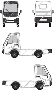 Cenntro Motors Metro, chassis frame, 2 Doors (2022)