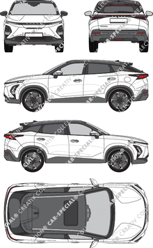 Chery Omoda 5, actueel (sinds 2024) (Cher_002)