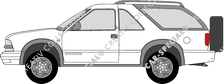 Chevrolet Blazer break, 1999–2001