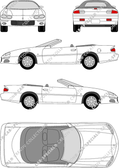 Chevrolet Camaro cabriolet, 1993–2002 (Chev_004)