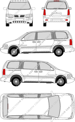 Chevrolet Trans Sport, Station wagon, 5 Doors (1996)