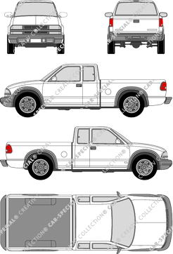 Chevrolet Blazer Pick-up, 1999–2001 (Chev_010)