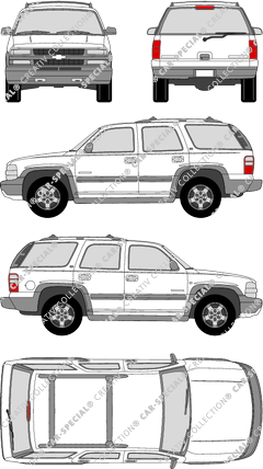 Chevrolet Tahoe, 1999–2006 (Chev_013)