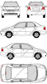Chevrolet Kalos, 2005–2011 (Chev_017)