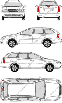 Chevrolet Nubira Station wagon, 2005–2010 (Chev_019)