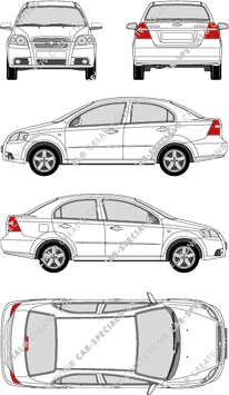 Chevrolet Aveo, 2006–2011 (Chev_022)