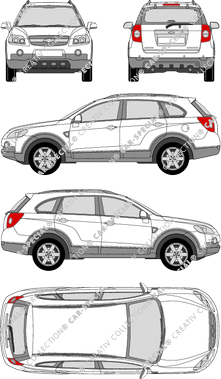 Chevrolet Captiva, Station wagon, 5 Doors (2006)