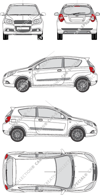 Chevrolet Aveo, 2008–2011 (Chev_028)