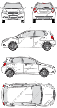 Chevrolet Aveo Kombilimousine, 2008–2011 (Chev_029)