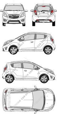 Chevrolet Spark, vanaf 2010 (Chev_032)