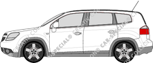 Chevrolet Orlando station wagon, 2011–2014