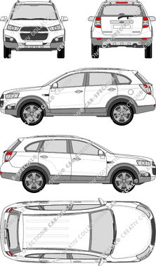 Chevrolet Captiva, 2011–2013 (Chev_034)