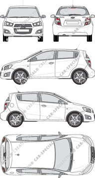 Chevrolet Aveo, vanaf 2011 (Chev_035)