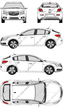 Chevrolet Cruze Kombilimousine, 2012–2016 (Chev_036)