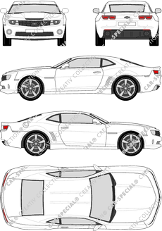 Chevrolet Camaro Coupé, 2010–2013 (Chev_037)