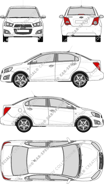 Chevrolet Aveo limusina, desde 2011 (Chev_040)