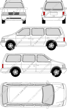 Chrysler Grand Voyager Kombi, 1991–1995 (Chry_002)
