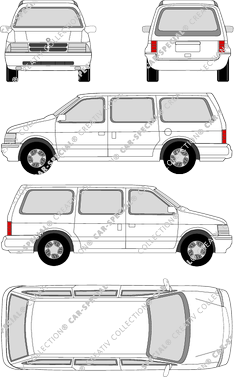 Chrysler Grand Voyager combi, 1991–1995 (Chry_002)