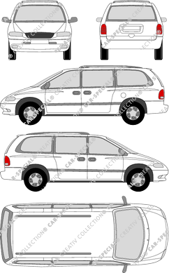 Chrysler Grand Voyager break, 1996–2001 (Chry_003)