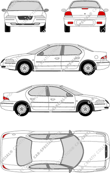 Chrysler Stratus limusina, 1999–2000 (Chry_005)