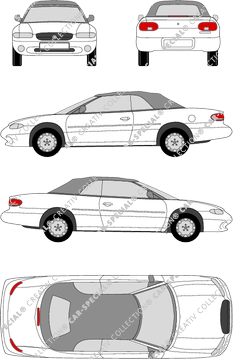 Chrysler Stratus, 1996–2001 (Chry_006)