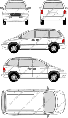 Chrysler Voyager Family, Family, Station wagon, 5 Doors (1995)