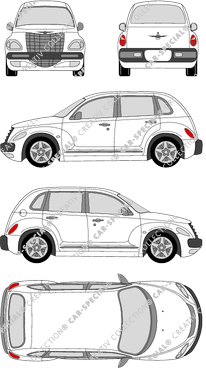 Chrysler PT Cruiser Touring, 2000–2006 (Chry_011)