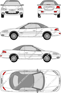 Chrysler Sebring Descapotable, 2001–2004 (Chry_012)