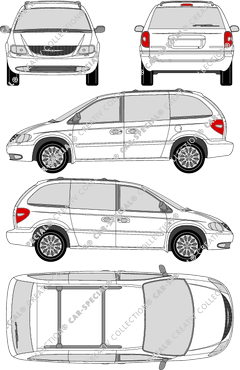 Chrysler Voyager, Station wagon, 5 Doors (2001)