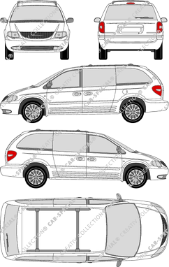 Chrysler Grand Voyager Station wagon, 2001–2004 (Chry_014)