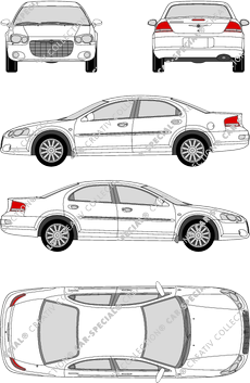 Chrysler Sebring Limousine, 2003–2007 (Chry_016)