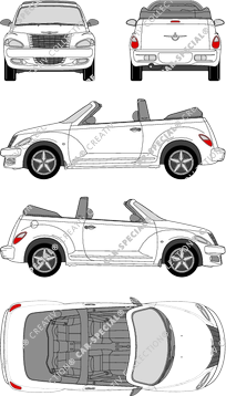 Chrysler PT Cruiser Descapotable, 2004–2006 (Chry_018)