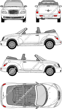 Chrysler PT Cruiser cabriolet, 2006–2010 (Chry_026)