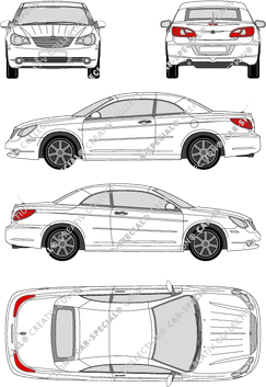 Chrysler Sebring Descapotable, 2007–2010 (Chry_028)