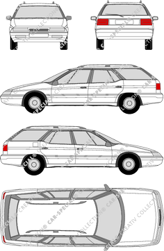 Citroën XM break, 1994–2000 (Citr_010)